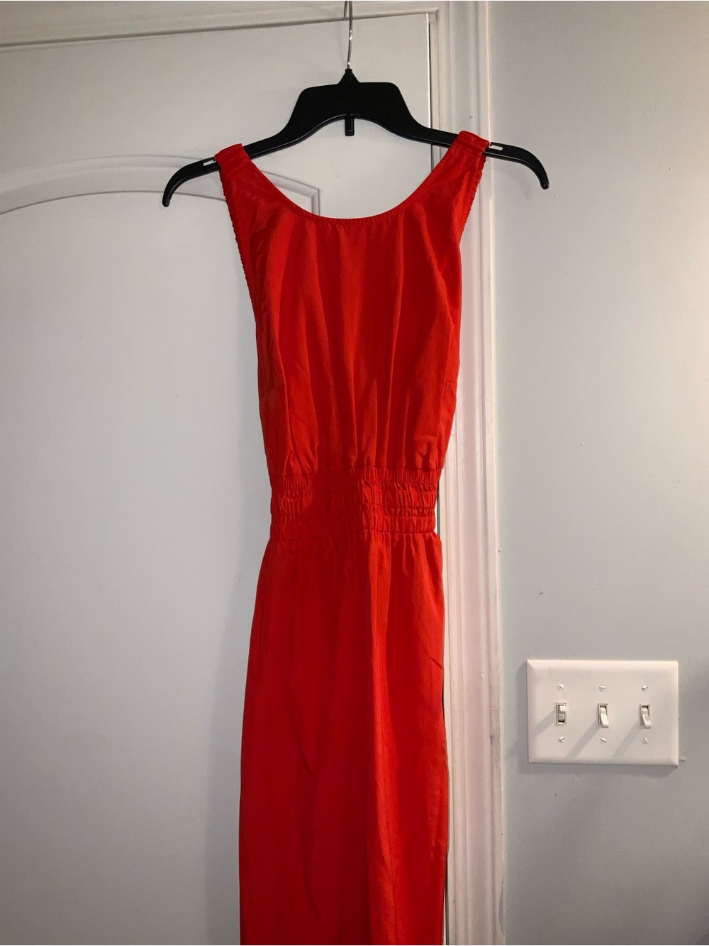 NWT Target Red Maxi Dress | Smocked Waist | Size Medium
